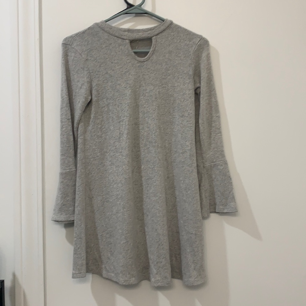 Bell sleeved mini dress